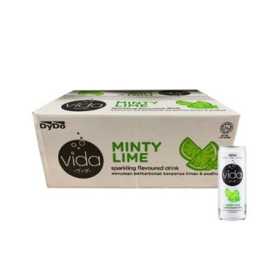 Vida Zero Sparkling Drink Minty Lime 24 x 325ml