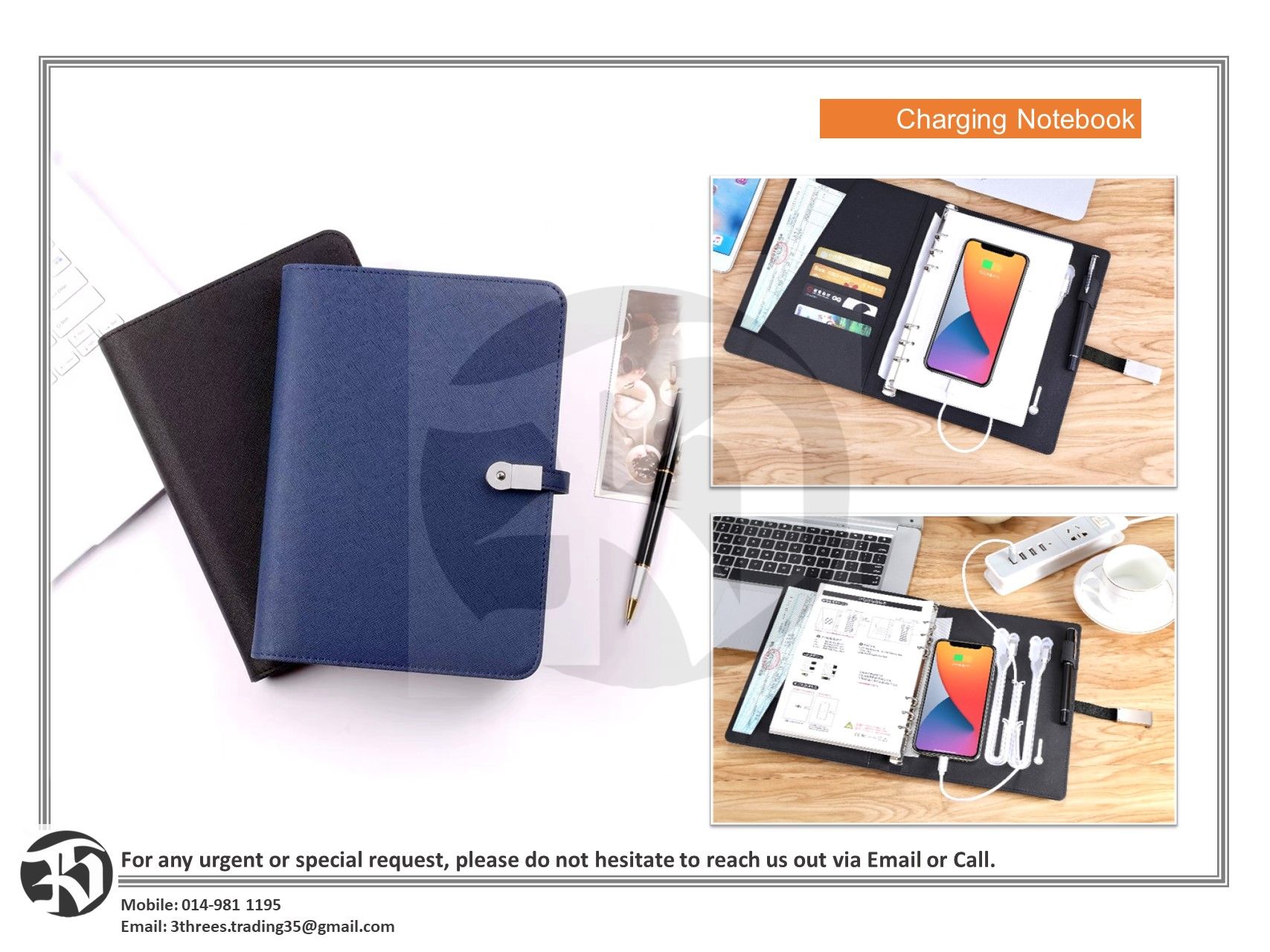 CHARGING NOTEBOOK TYPE 3