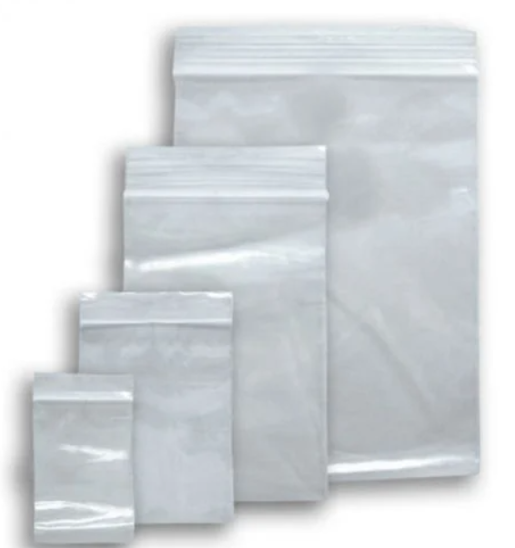 LDPE Clear Zipper Bag (100pcs)