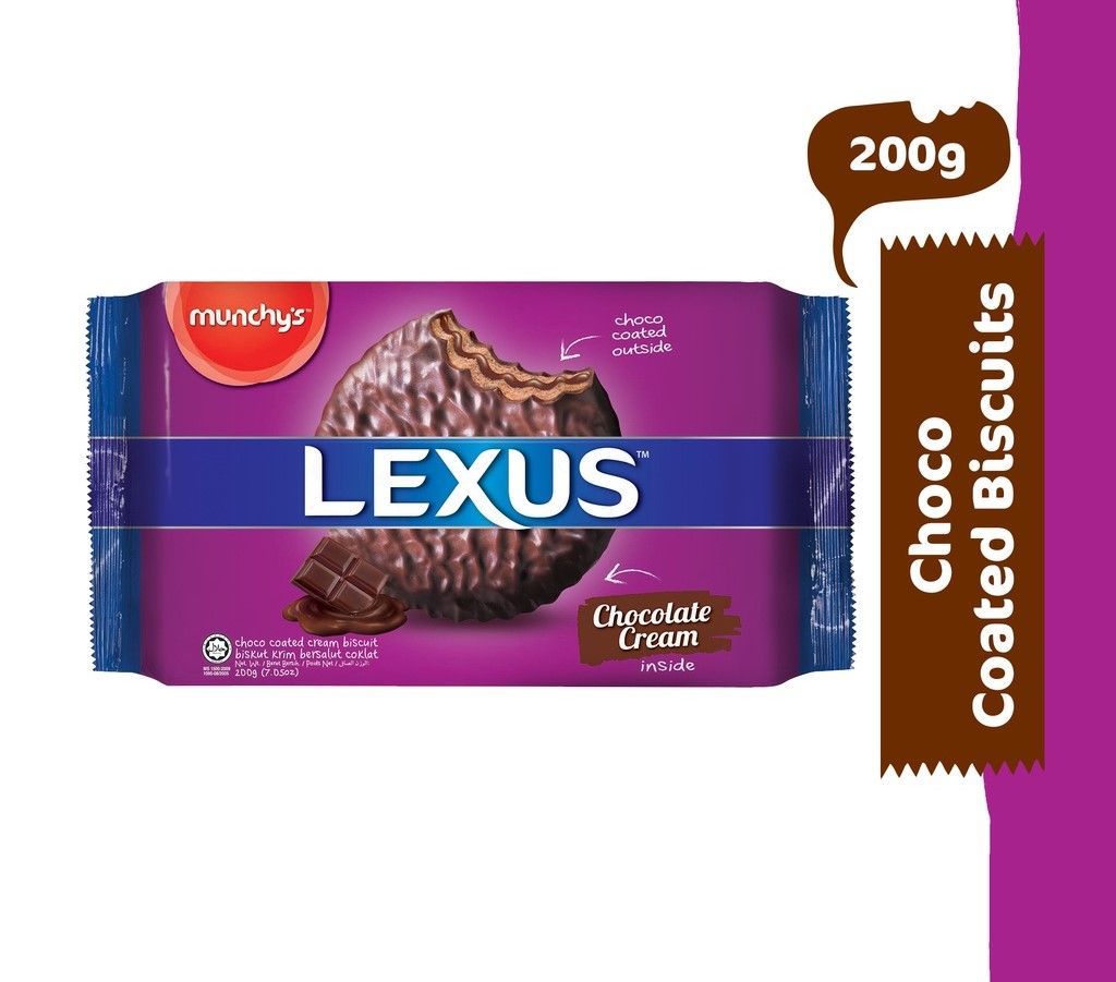 Munchy's LEXUS Choco Coated Biscuits (200g)