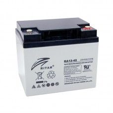 Ocha Seal lead Battery rechargeable Ritar 12V 45Ah AGM VRLA Battery - Free delivery West malaysia only