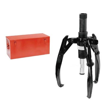 Temo 22.5T Heavy Duty Hydraulic Puller Kit - Remote Control - Long Jaw