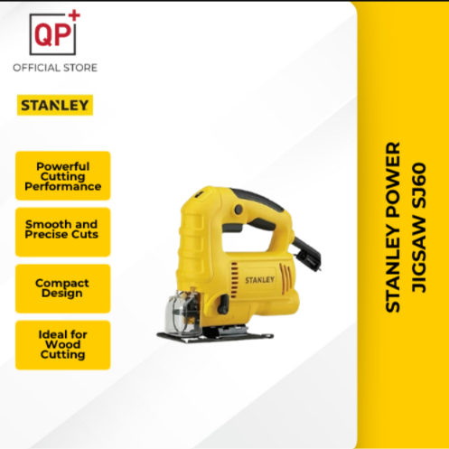 STANLEY POWER JIGSAW SJ60 600W FOR WOOD & METAL & ALUMINIUM WITH VARIABLE SPEED l GERGAJI l 曲线锯-SJ60
