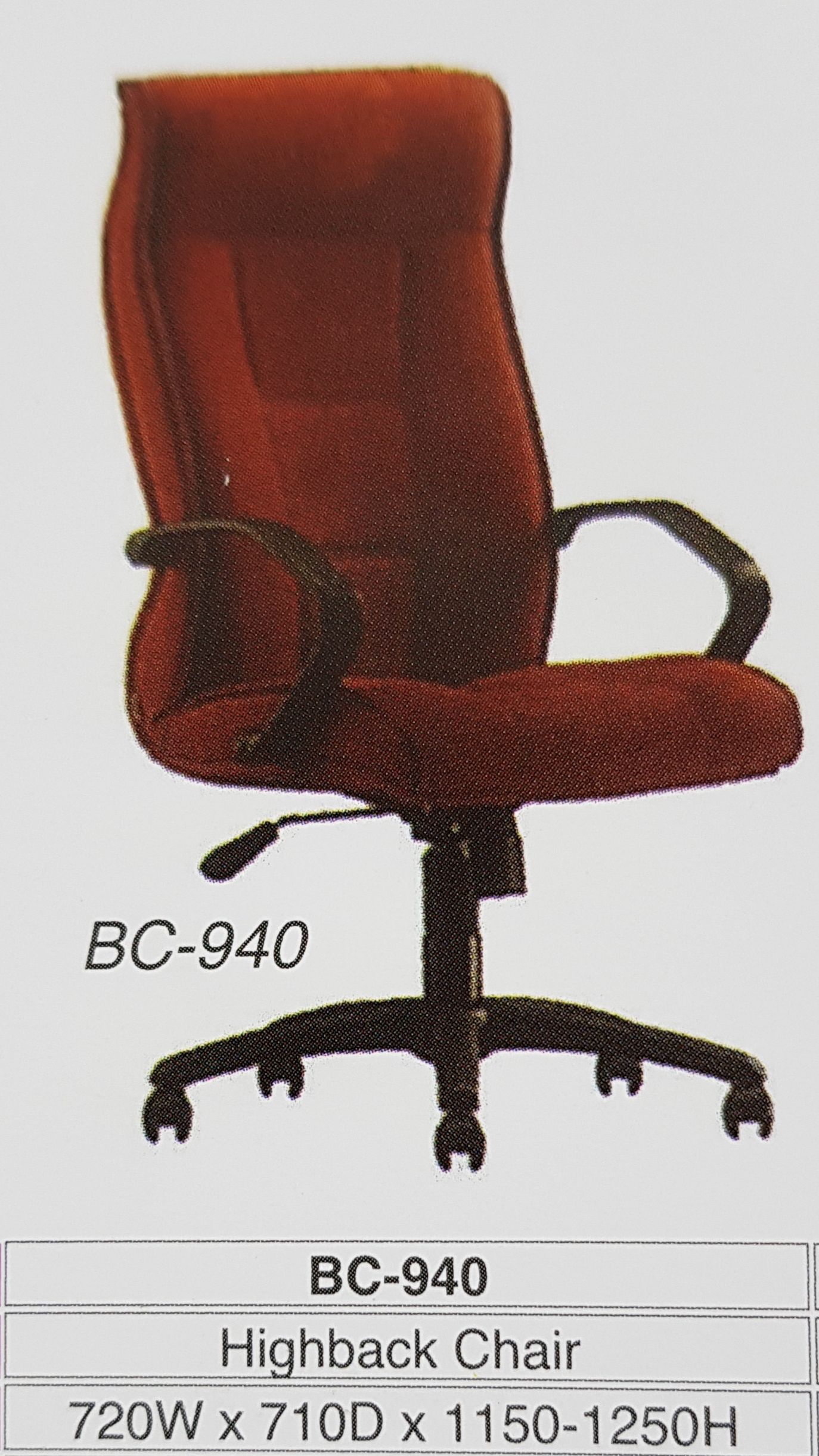 TITANIA FABRIC OFFICE CHAIR, BC-940 HIGHBACK, BC-941 MEDIUMBACK, BC-942 LOWBACK, BC-943 VISITOR / ERGONOMIC CHAIR / ERGONOMIC FABRIC CHAIR / OFFICE CHAIR