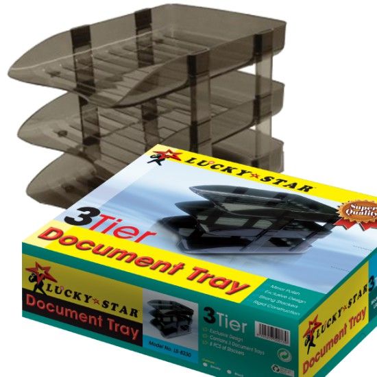 LUCKY STAR DOCUMENT TRAY 3TIER