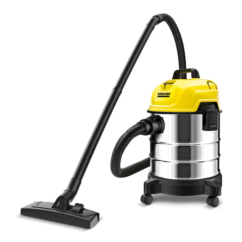 Karcher WD1S Classic Vacuum Cleaner 18L Stainless Steel Vacuum 1300W
