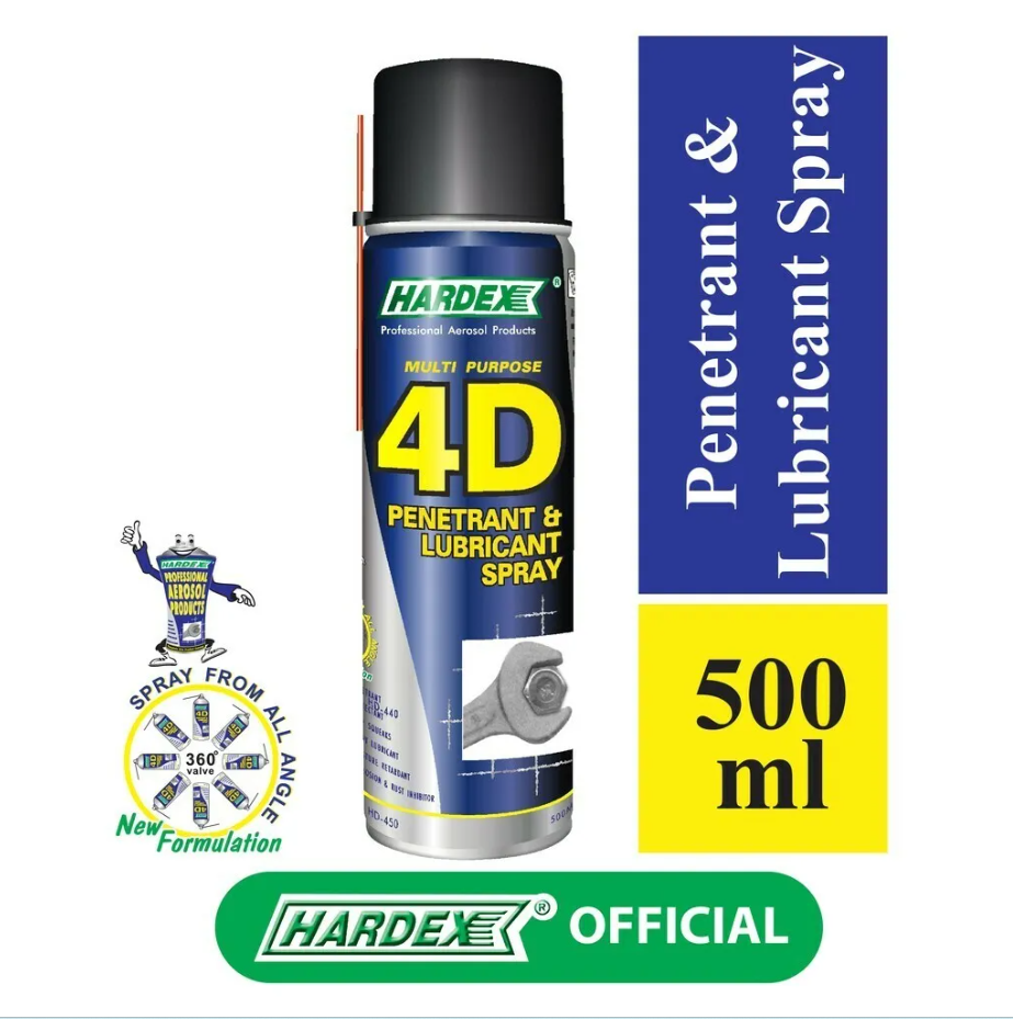 HARDEX PENETRANT AND LUBRICANT SPRAY HD420 HD440 HD450