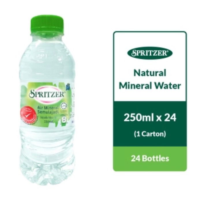 SPRITZER NATURAL MINERAL WATER (250ML X 24)