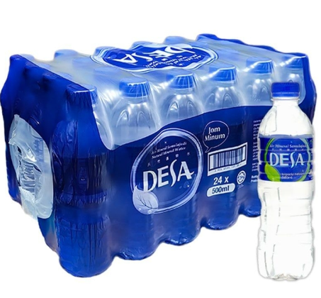 DESA NATURAL MINERAL WATER 24 BOTTLES X 500MM
