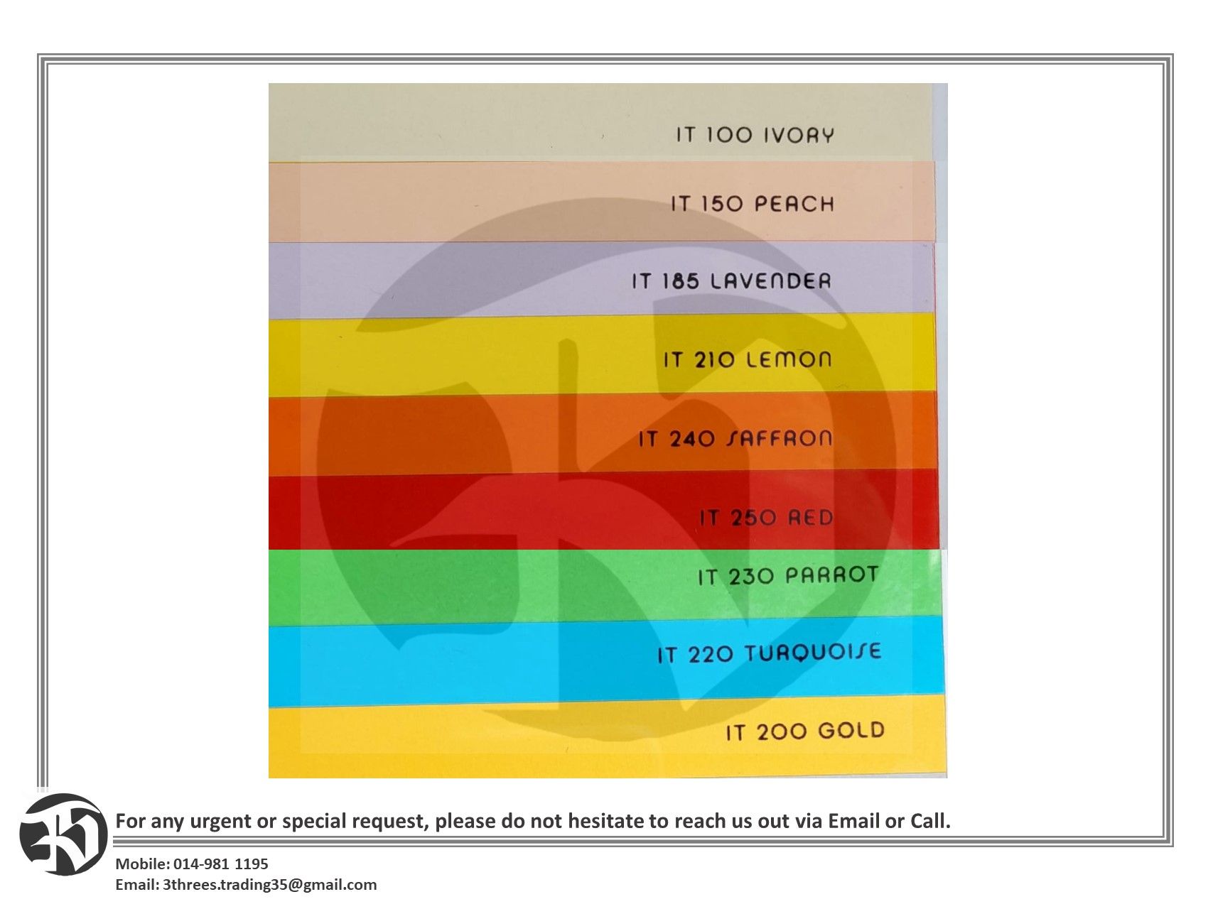 A4 120gsm Colour Paper/Sheet Card 100's