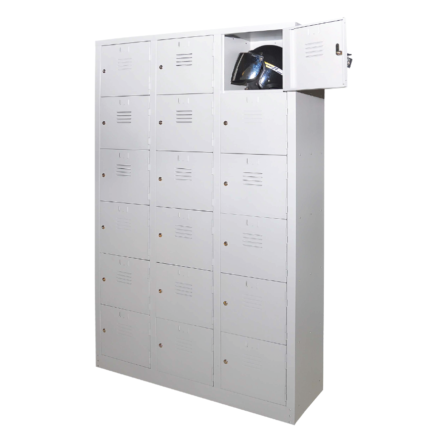 STERLING 18 COMPARTMENTS STEEL LOCKER (S109/A & S109/AS) / 915mm WIDTH