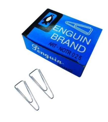 LUCKY STAR HAND PENGUIN DOUBLE CLIP 1/4FT 32MM