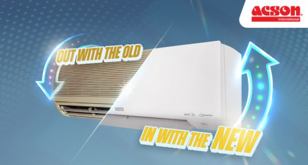 *Acson Viento Inverter (1.0HP) Air Conditioner R32 WiFi