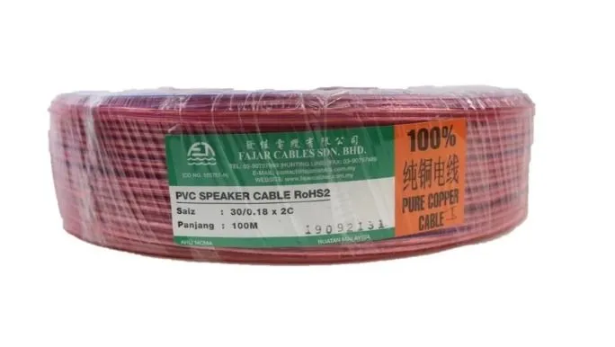 FAJAR FULL COOPER 2 CORE SPEAKER CABLE 30 METER