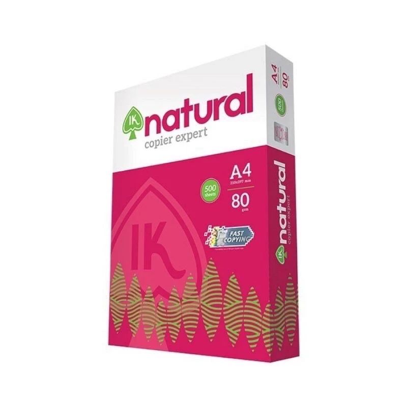IK Natural Paper A4 IK Natural 80gsm (Sabah)