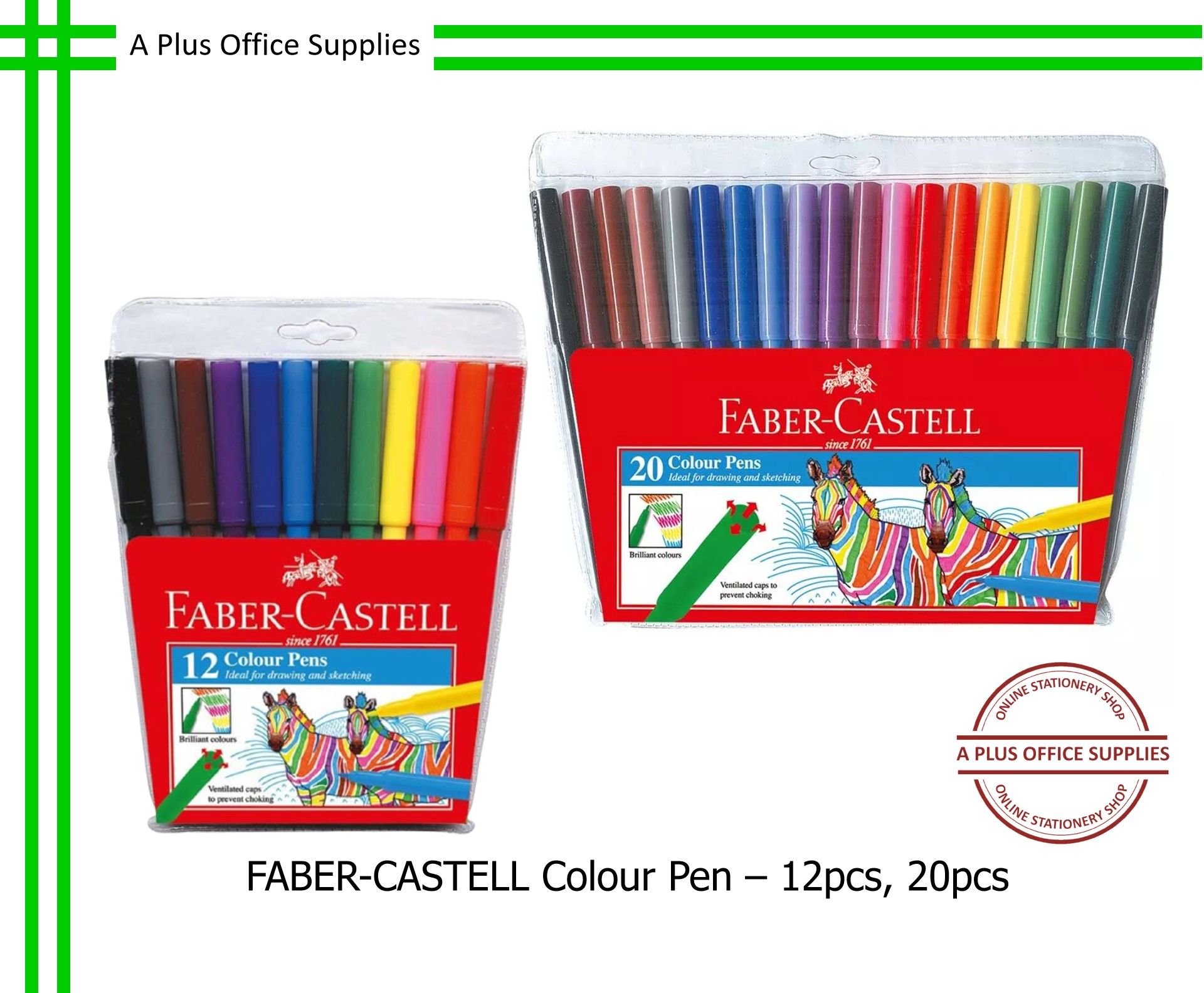 FABER-CASTELL Colour Pen Fibre Tip / Pen Warna