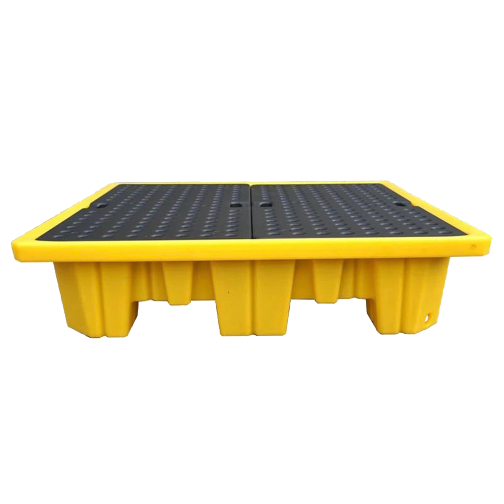 BARREL BUNDS 4 WAY SPILL PALLET 1300MM X 1300MM X 300M