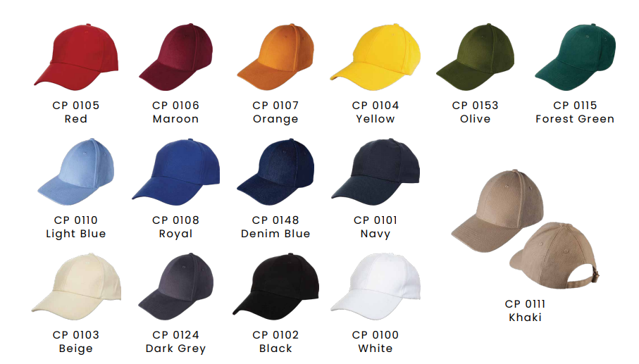 CP01 Caps (Cotton)