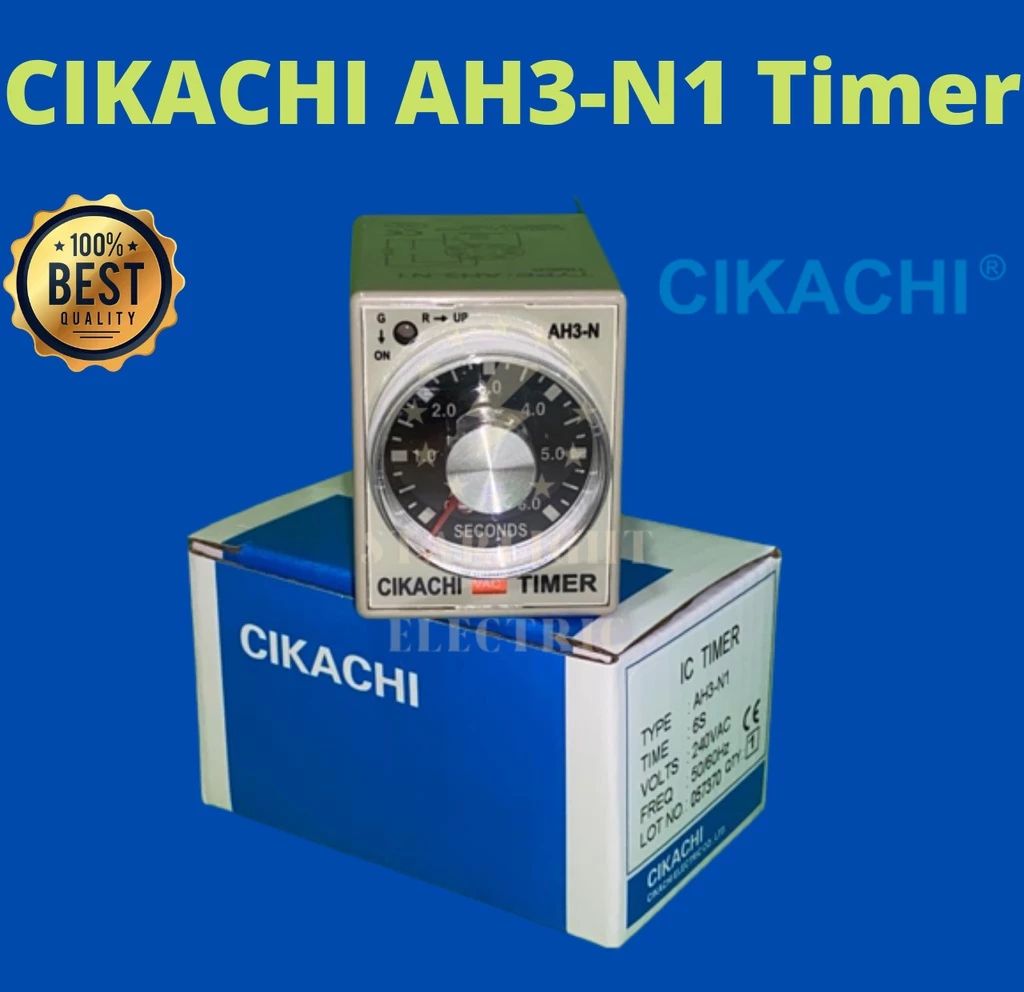 CIKACHI AH3-N1 TIMER SINGLE CONTACT TIMER 240VAC/415VAC