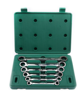 Sata 6PC DOUBLE BOX RATCHETING WRENCH SET (METRIC)