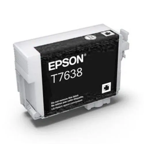 Genuine Malaysia Epson Warranty Epson - Epson T7638 Matte Black SureColor P607 Ink Cartridge C13T763800