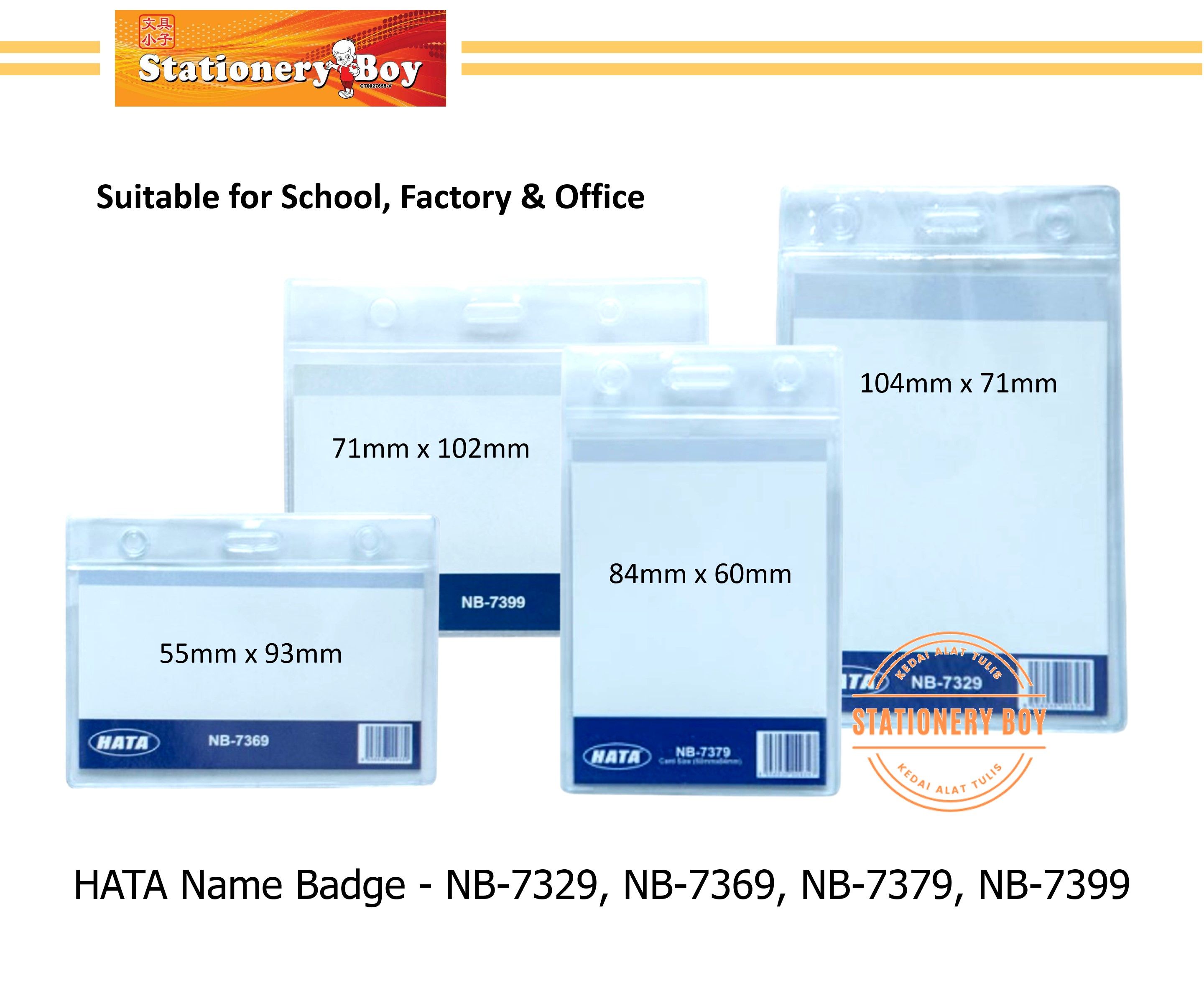 HATA Name Badge / Lencana Nama