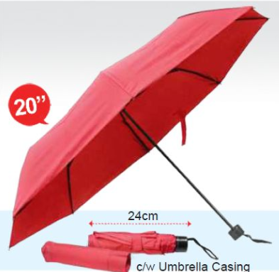 FOLDABLE NYLON UMBRELLA
