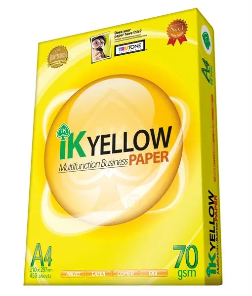 IK Yellow (Indah Kiat) A4 paper 70 gsm 500 Sheets