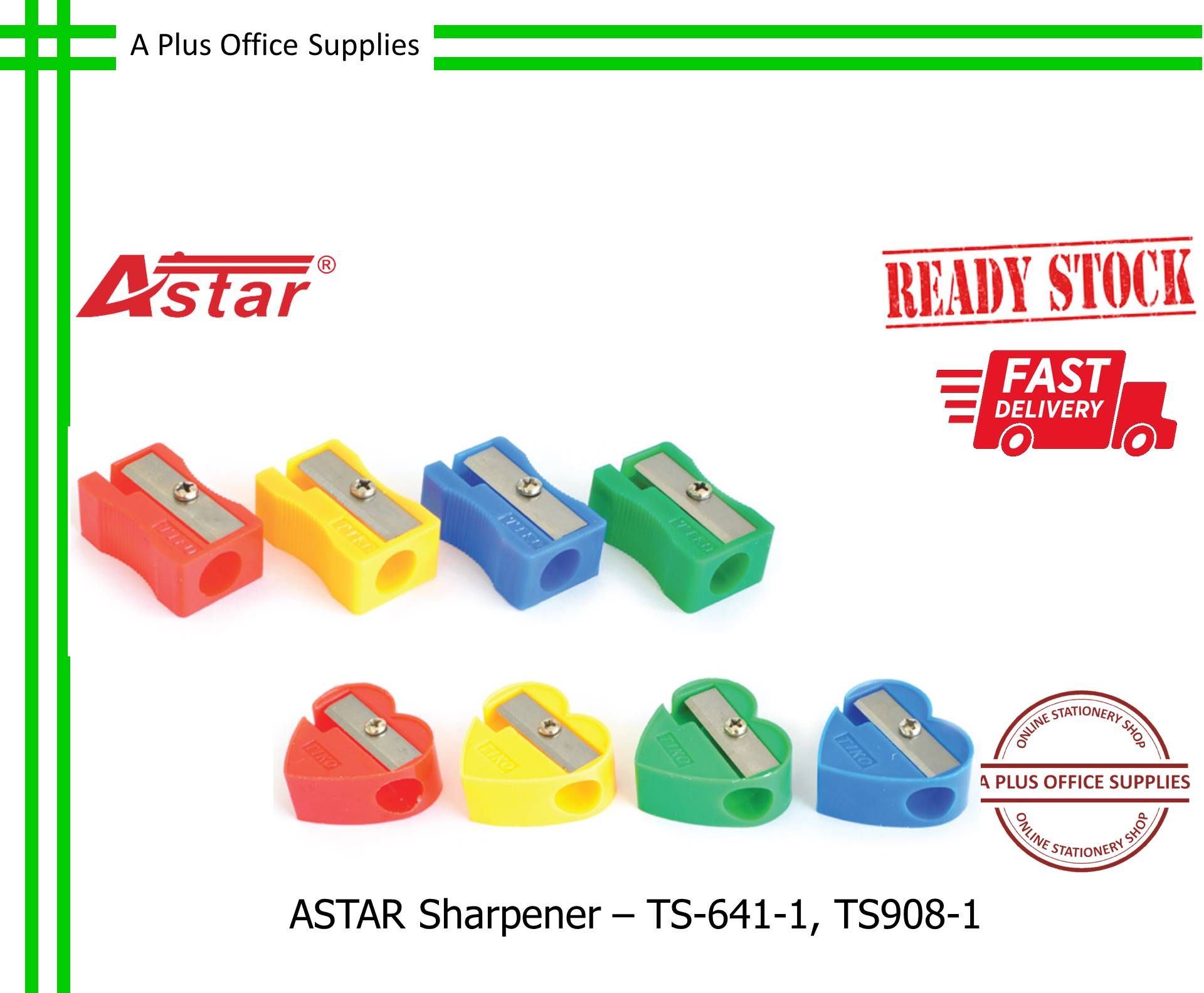 ASTAR Sharpener / Pengasah Pensel - TS641-1, TS908-1