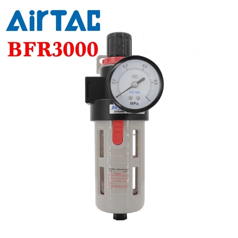 AirTAC BFR3000 3/8” Pneumatic Air Filter Regulator Water Separator Compressor Filter