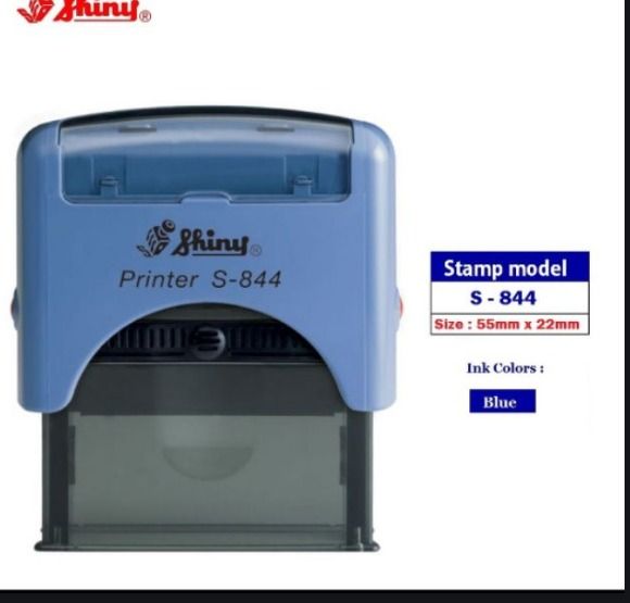 SHINY SELF-INK STAMP S-844/S-854 (22 X 58 MM)