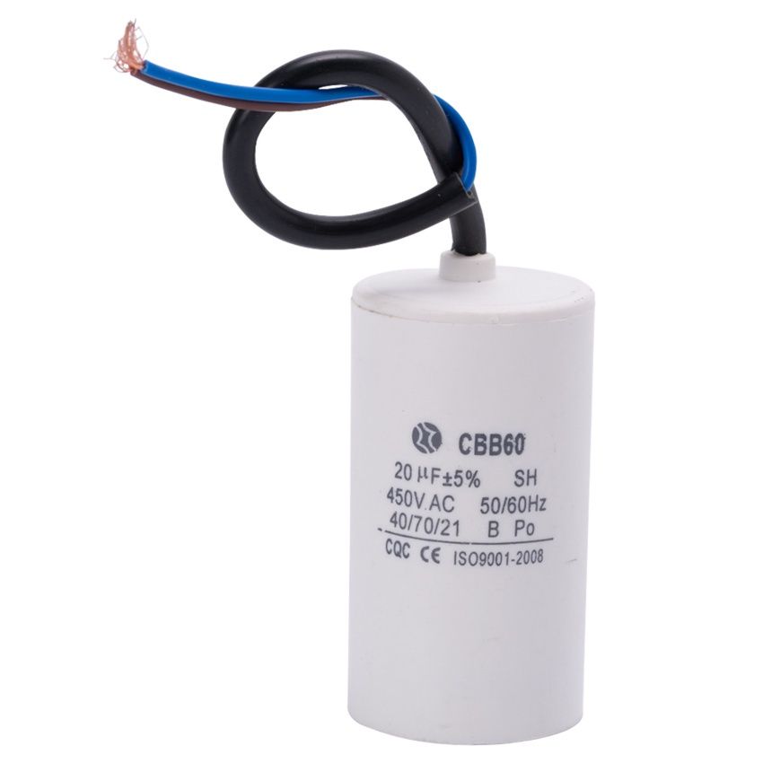 450V 20uF Motor Start Capacitor,CBB60 Motor Running Capacitor Motor Machine Start Capacitor Washing Machine Running Capacitor