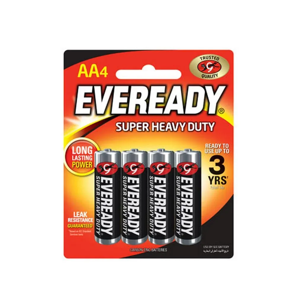 EVEREADY HD AA BTY 4PC BP