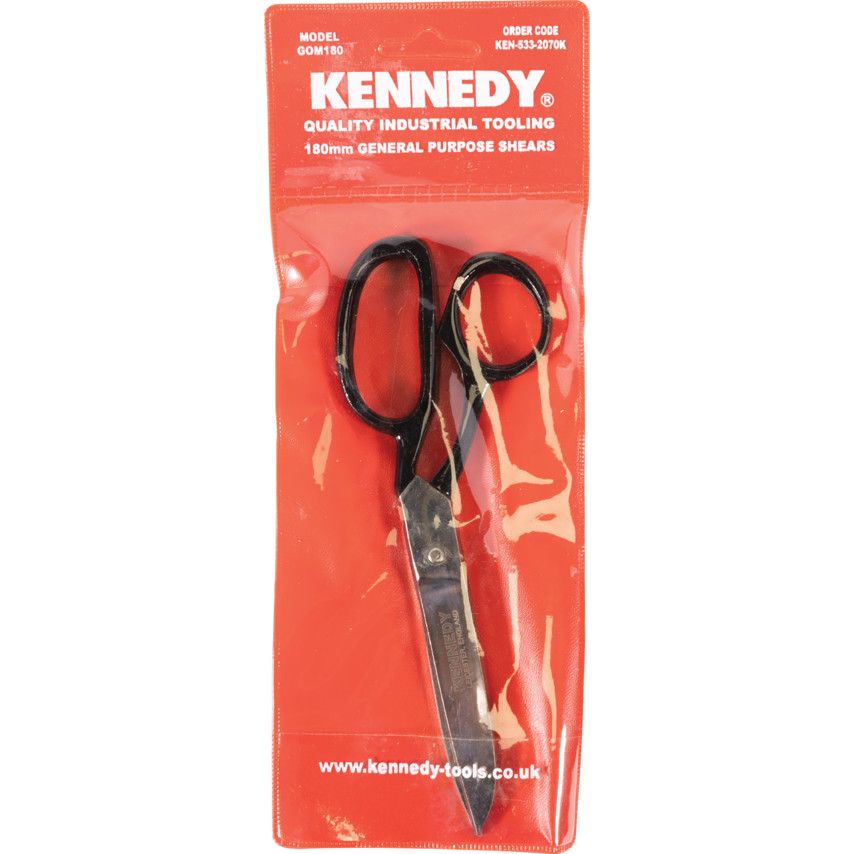 OEM Kennedy 180mm, Stainless Steel, Scissors, Right Hand