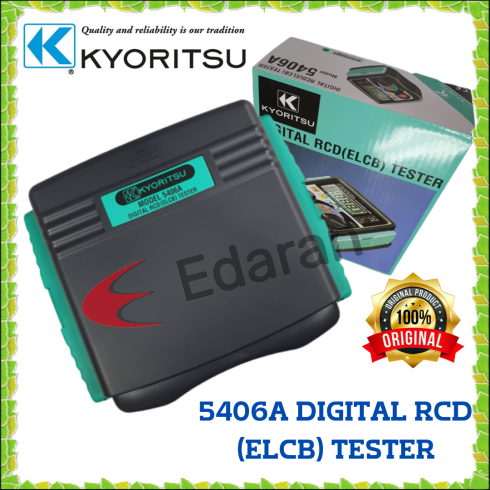 KYORITSU 5406A DIGITAL RCD (ELCB) TESTER