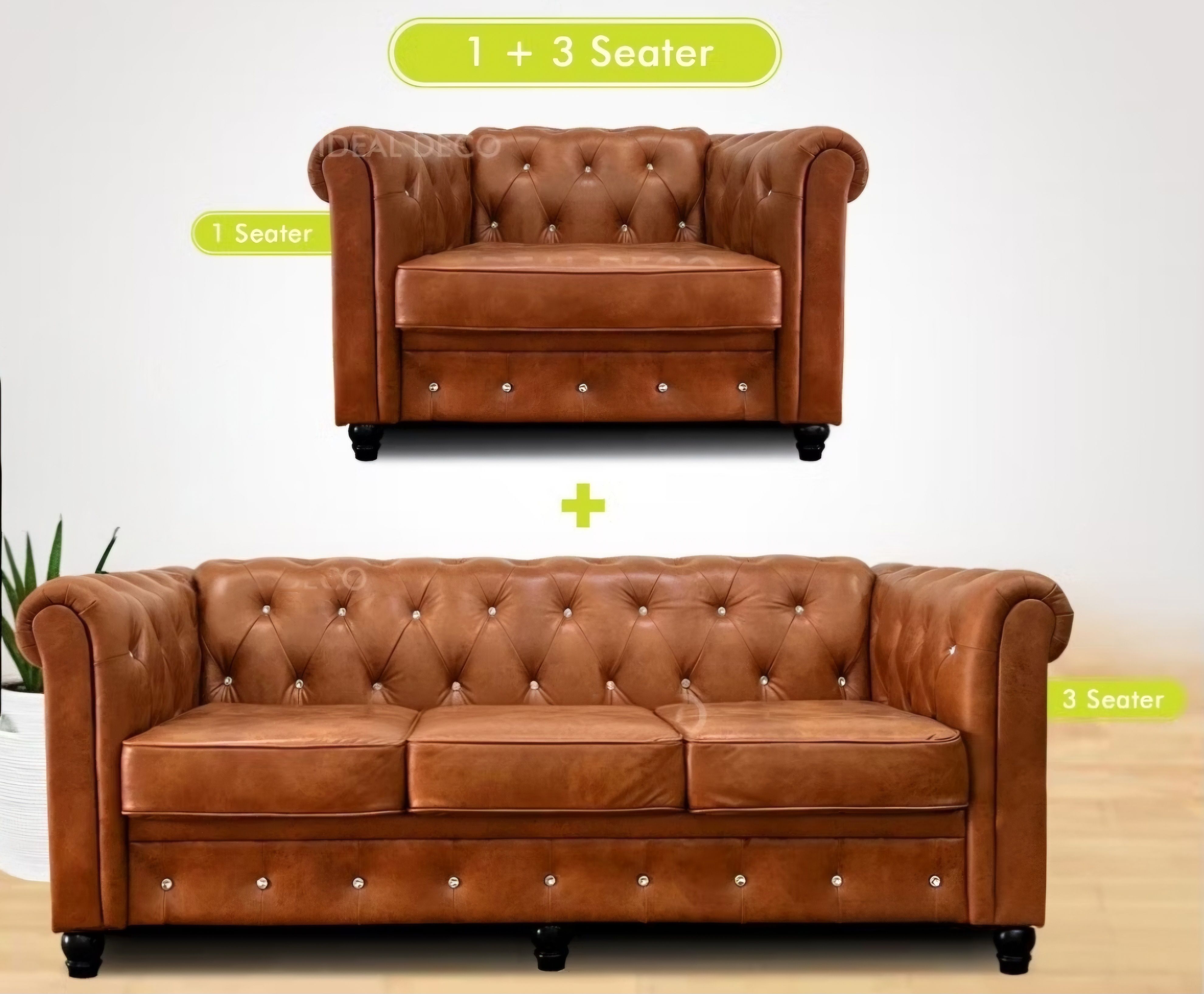 Chesterfield Sofa 3+1