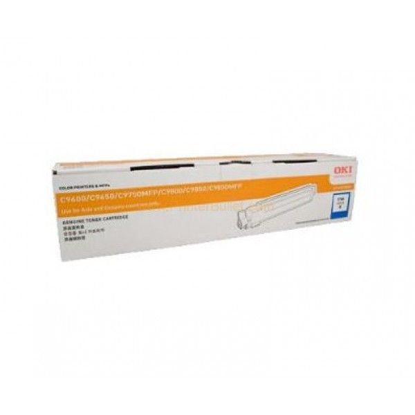 Genuine Malaysia OKI Warranty - OKI C9600/C9650/C9800/C9850 CYAN TONER 15K