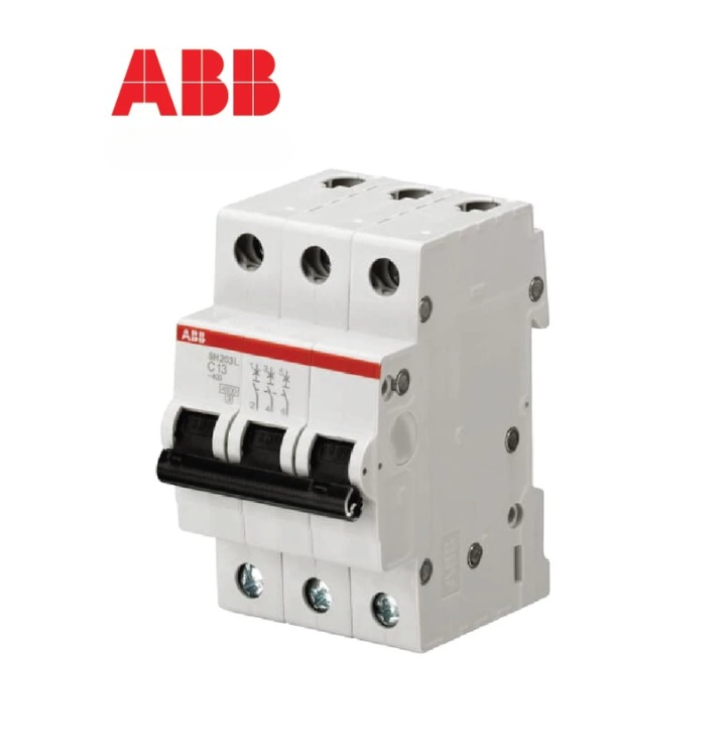 ABB 4.5KA MCB SH203L 6A, 10A, 16A, 20A, 25A, 32A, 40A / 3 POLE (3P) (C-CURVE)