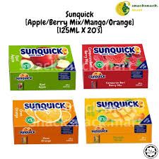 Sunquick Fruit Drink 125ml x 20s