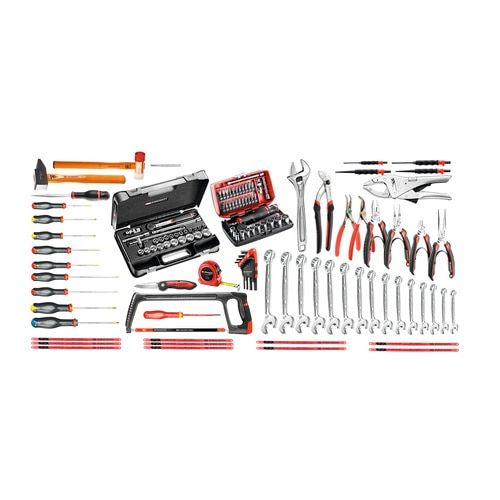 FACOM 2050.M110-A - SET CM.110A WITH 5 COMPARTMENT TOOLBOX BT.11A (126 PCS)
