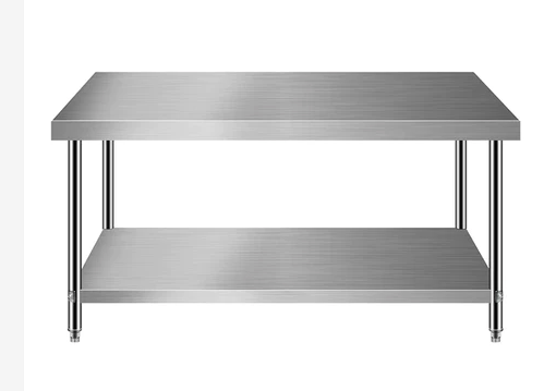 OK 180CM WORK TABLE STAINLESS STEEL / TABLE / MEJA MAKAN