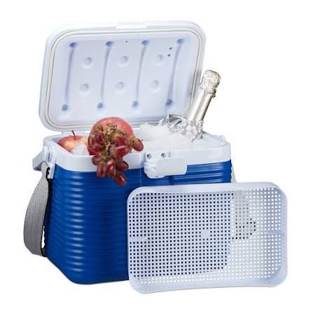 Lockable Portable Cooler Box with Shoulder Strap