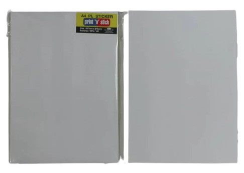 A4 WHITE PAPER STICKER 100'S
