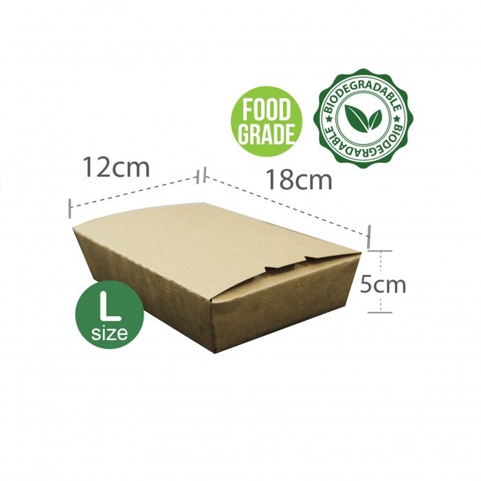 *Paper Lunch Box [50 Pcs]