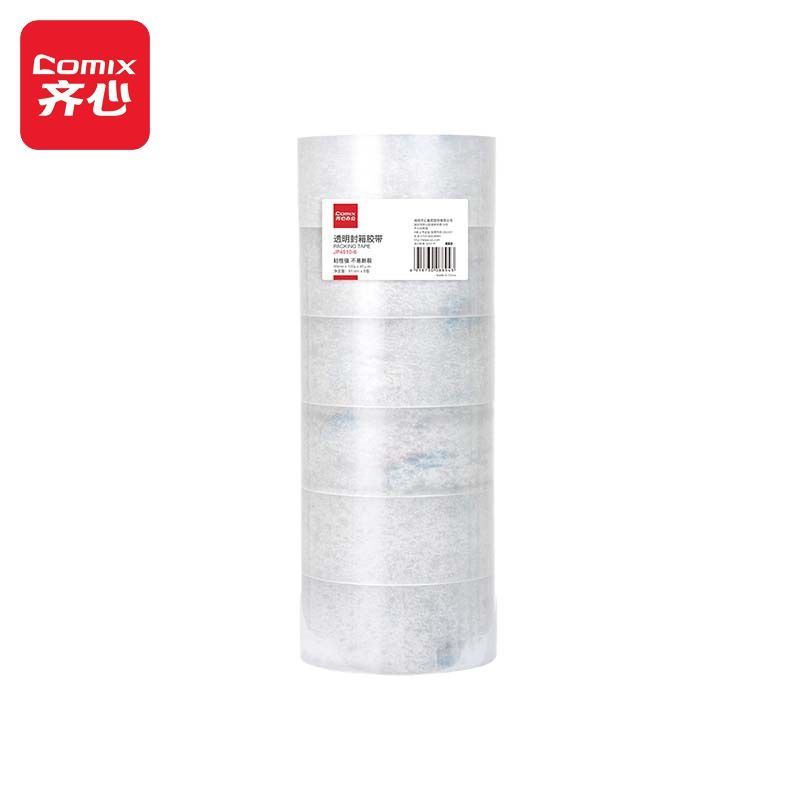 Comix JP4510-6 Packing Tape 45mm × 100yd - 6 Rolls