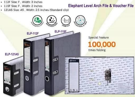 ARCH FILE 3" F4 BLK