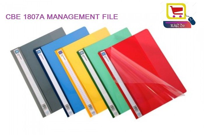 CBE Management File A4 807A (YELLOW,GREEN,GREY,BLUE,RED,BLACK) RTSB