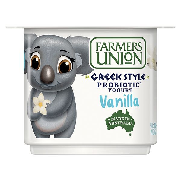  Farmers Union Greek Style Yogurt Vanilla 90g x 24