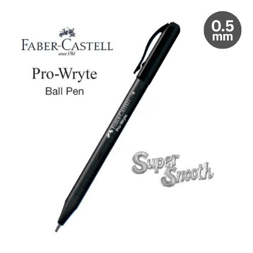 Faber-Castell Pro-Wryte Ball Pen ( 0.5 / 0.7 ) 12pcs or 6pcs 660299 Blk 0.7 12pcs PEN-650199-KK