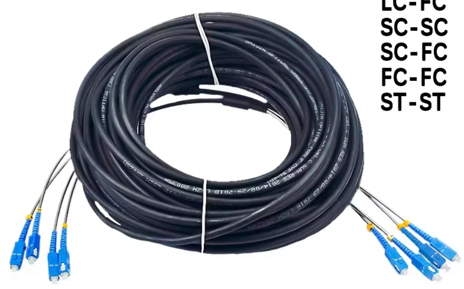6 Core CPRI Fully Armour Patch Cord SC/UPC-SC/UPC, G652D, LSZH,5mm, 100m